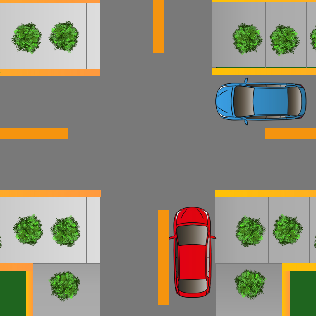 Driving Test Canada - Car Test 3 - Who should the right-of-way be given to if two vehicle approach an intersection with no signage at the same time?