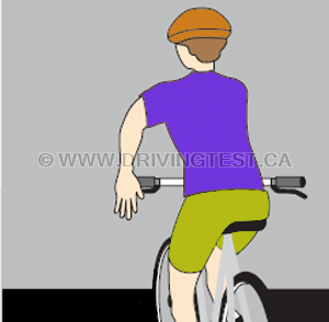 Test 3 - Comment un cycliste vous signalerait-il qu’il prévoit de s’arrêter ?