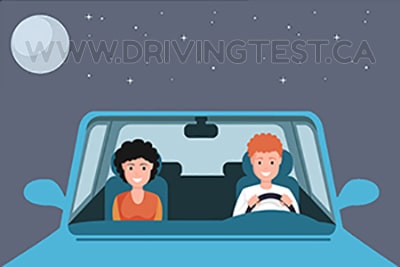 Test 1 - How many passengers can be in a vehicle between midnight and 5am when there is no supervising driver while the license holder is in the intermediate stage of qualifying as a Manitoba car driver?