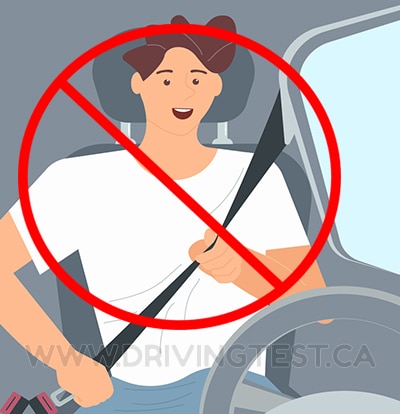 Test 1 - If you don't wear your seatbelt correctly, you could be fined _____?