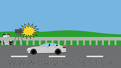 Test 1 - Quelle amende pouvez-vous recevoir si vous êtes surpris en train de conduire un véhicule équipé d'un détecteur de radar ?
