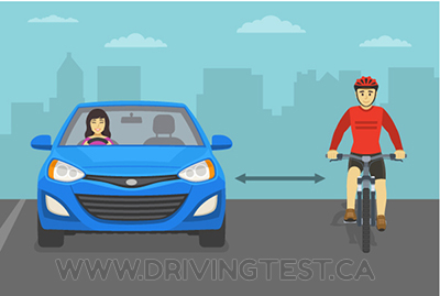Test 1 - Quelle amende peut-on vous infliger si vous ne laissez pas suffisamment d'espace à un cycliste qui vous dépasse sur la même voie de circulation ?