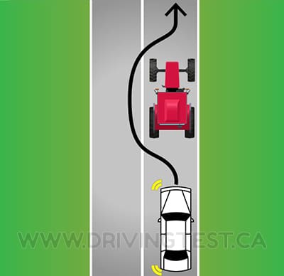 Test 2 - Dans quelle situation est-il permis de franchir une ligne continue simple ou double ?