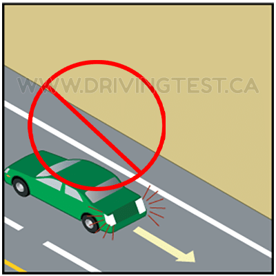 Test 4 - Où est-il interdit de rouler en marche arrière ?